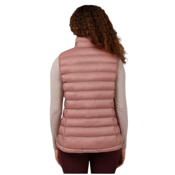 NWT Lightweight Polyfill Packable Puffer Vest Dusty Mauve Large - Picture 5 of 12